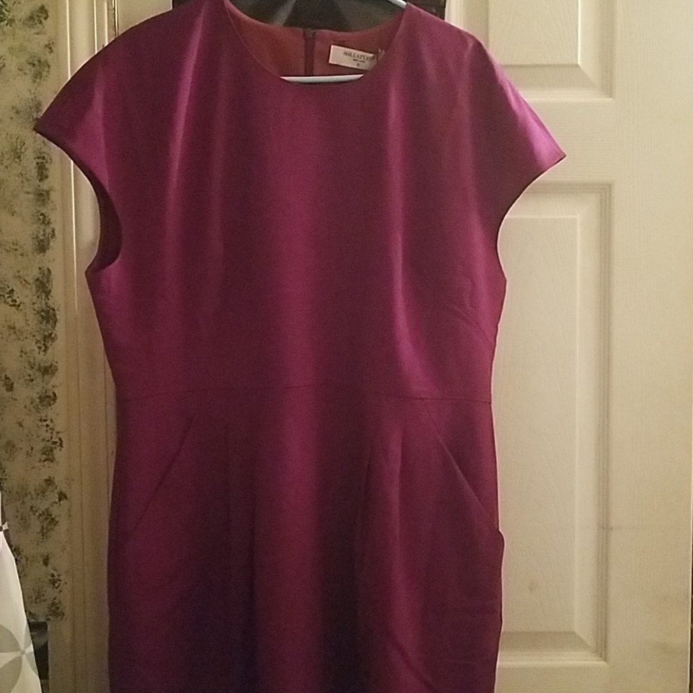 Deep plum masha dress